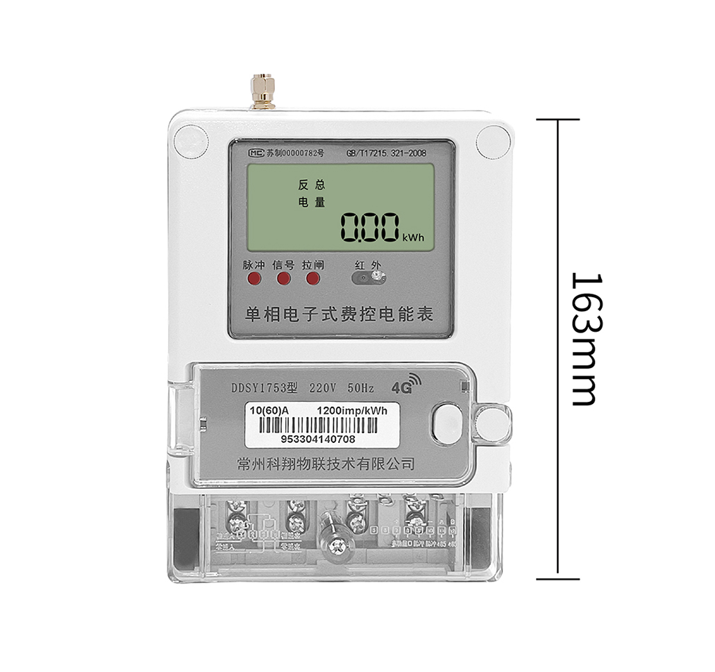 DDSY1753 單相電子式費控電能表 (4G)